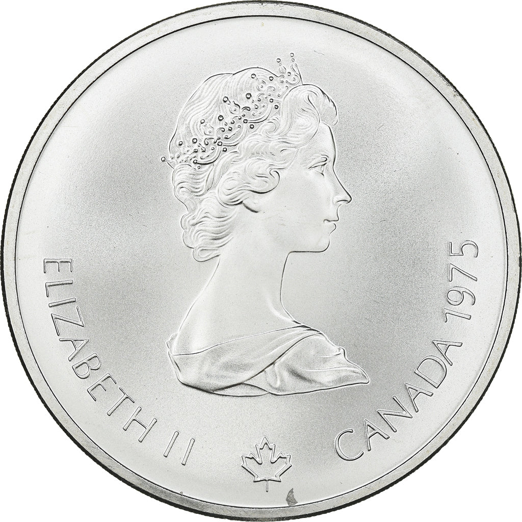 Coin, Canada, Montréal XXI Olympiade, 10 Dollars, 1975, Ottawa, MS(65-70)