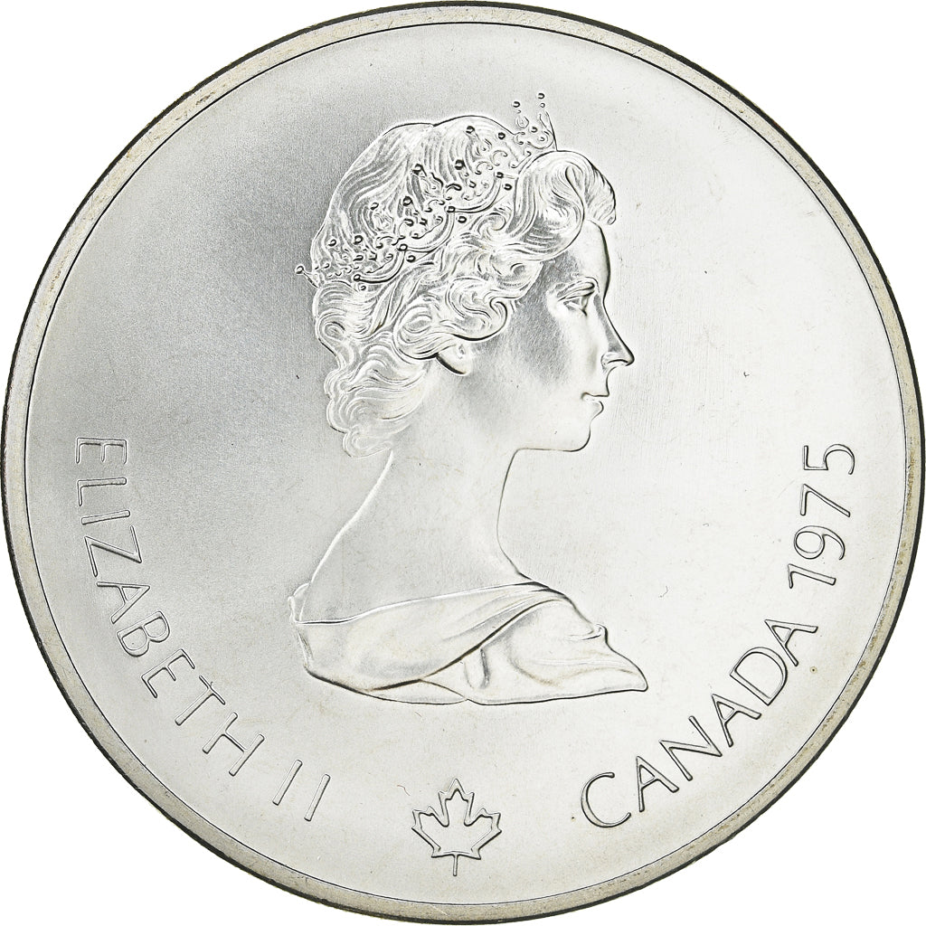 Coin, Canada, Montréal XXI Olympiade, 10 Dollars, 1975, Ottawa, MS(65-70)