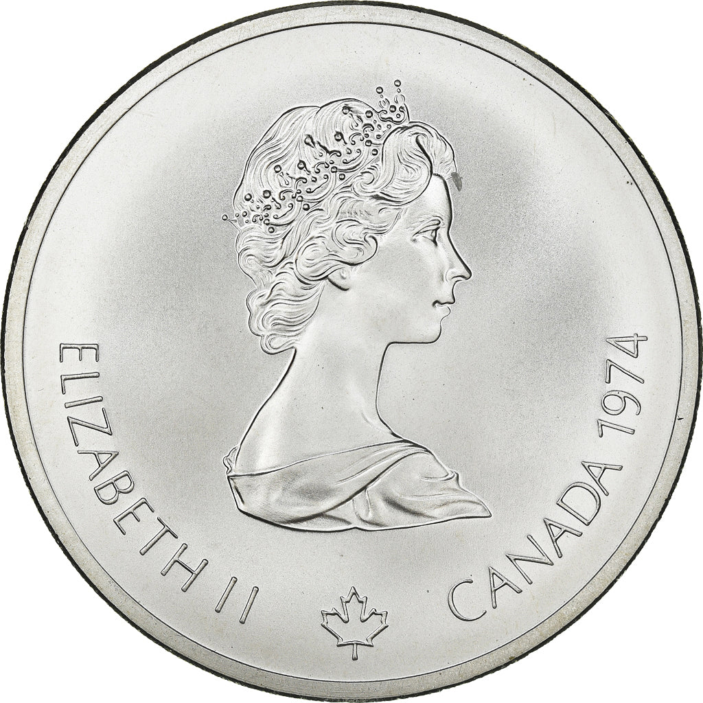 Monnaie, Canada, Montréal XXI Olympiade, 10 Dollars, 1974, Ottawa, FDC, Argent
