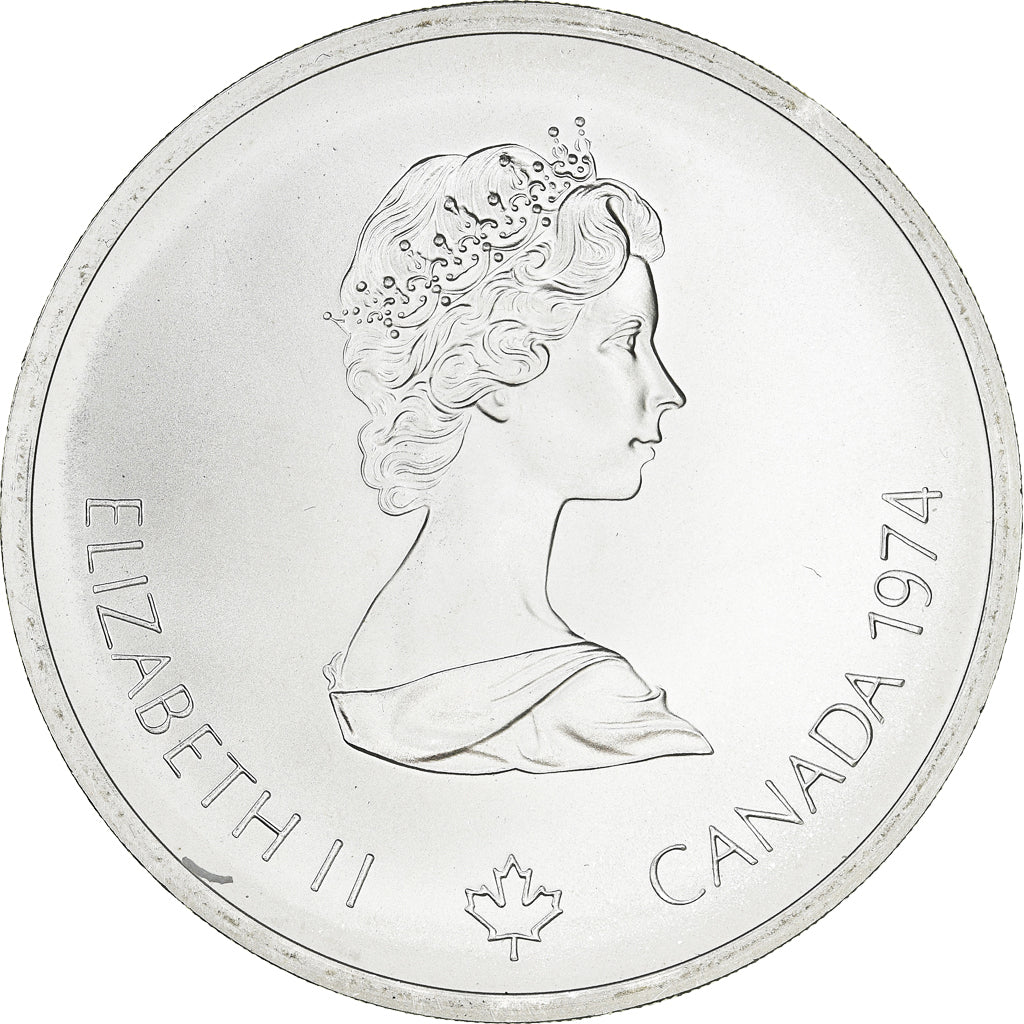 Coin, Canada, Montréal XXI Olympiade, 10 Dollars, 1974, Ottawa, MS(65-70)