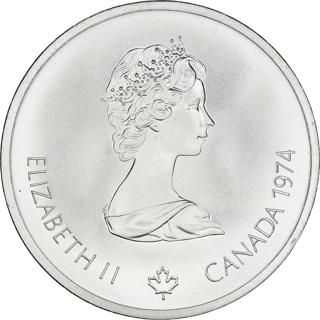 Coin, Canada, Montréal XXI Olympiade, 10 Dollars, 1974, Ottawa, MS(65-70)