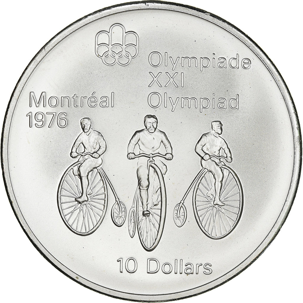 Coin, Canada, Montréal XXI Olympiade, 10 Dollars, 1974, Ottawa, MS(65-70)