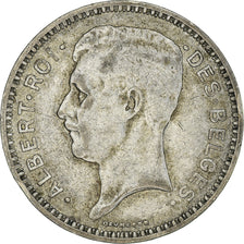 Coin, Belgium, Albert I, 20 Francs, 20 Frank, 1934, EF(40-45), Silver, KM:103.1