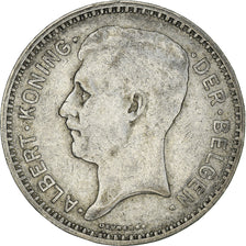 Coin, Belgium, Albert I, 20 Francs, 20 Frank, 1934, EF(40-45), Silver, KM:104.1