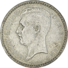 Moeda, Bélgica, Albert I, 20 Francs, 20 Frank, 1934, EF(40-45), Prata, KM:104.1