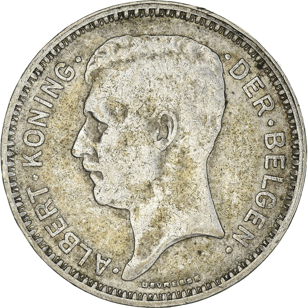 Coin, Belgium, 20 Francs, 20 Frank, 1934, EF(40-45), Silver, KM:104.1