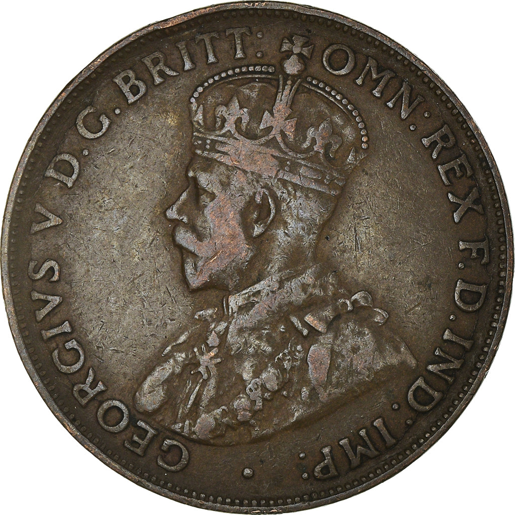 Coin, Australia, George V, Penny, 1920, EF(40-45), Bronze, KM:23