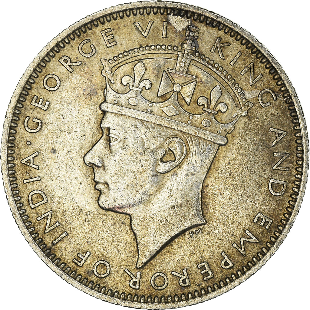 Coin, MALAYA, 20 Cents, 1939, AU(50-53), Silver, KM:5