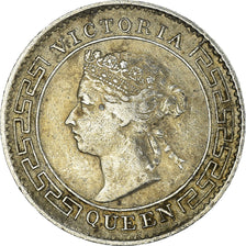 Coin, Ceylon, Victoria, 10 Cents, 1900, AU(50-53), Silver, KM:94