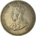 Moneta, Hong Kong, George V, 10 Cents, 1936, AU(50-53), Miedź-Nikiel, KM:19
