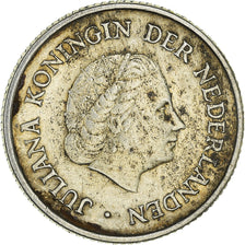 Coin, Netherlands Antilles, Juliana, 1/4 Gulden, 1954, AU(50-53), Silver, KM:4