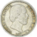Coin, Netherlands, William III, 10 Cents, 1881, EF(40-45), Silver, KM:80