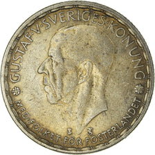 Coin, Sweden, Gustaf V, Krona, 1948, EF(40-45), Silver, KM:814