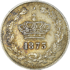 Coin, Romania, Carol I, 50 Bani, 1873, EF(40-45), Silver, KM:9