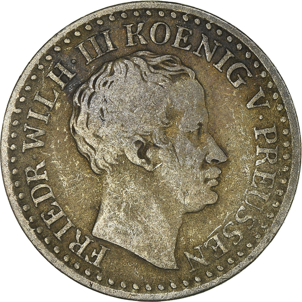 Coin, German States, PRUSSIA, Friedrich Wilhelm III, Groschen, 1826, Munich