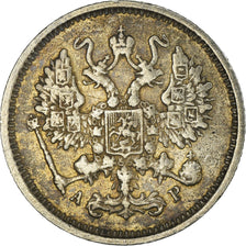 Coin, Russia, Nicholas II, 10 Kopeks, 1905, Saint-Petersburg, EF(40-45), Silver