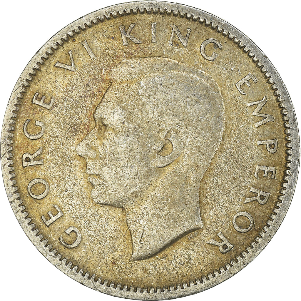 Münze, Neuseeland, George VI, 6 Pence, 1943, SS, Silber, KM:8