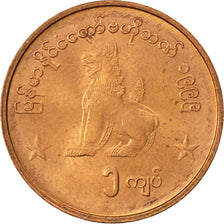 Moneda, Myanmar, Kyat, 1999, SC, Bronce, KM:60