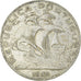 Coin, Portugal, 10 Escudos, 1954, EF(40-45), Silver, KM:586