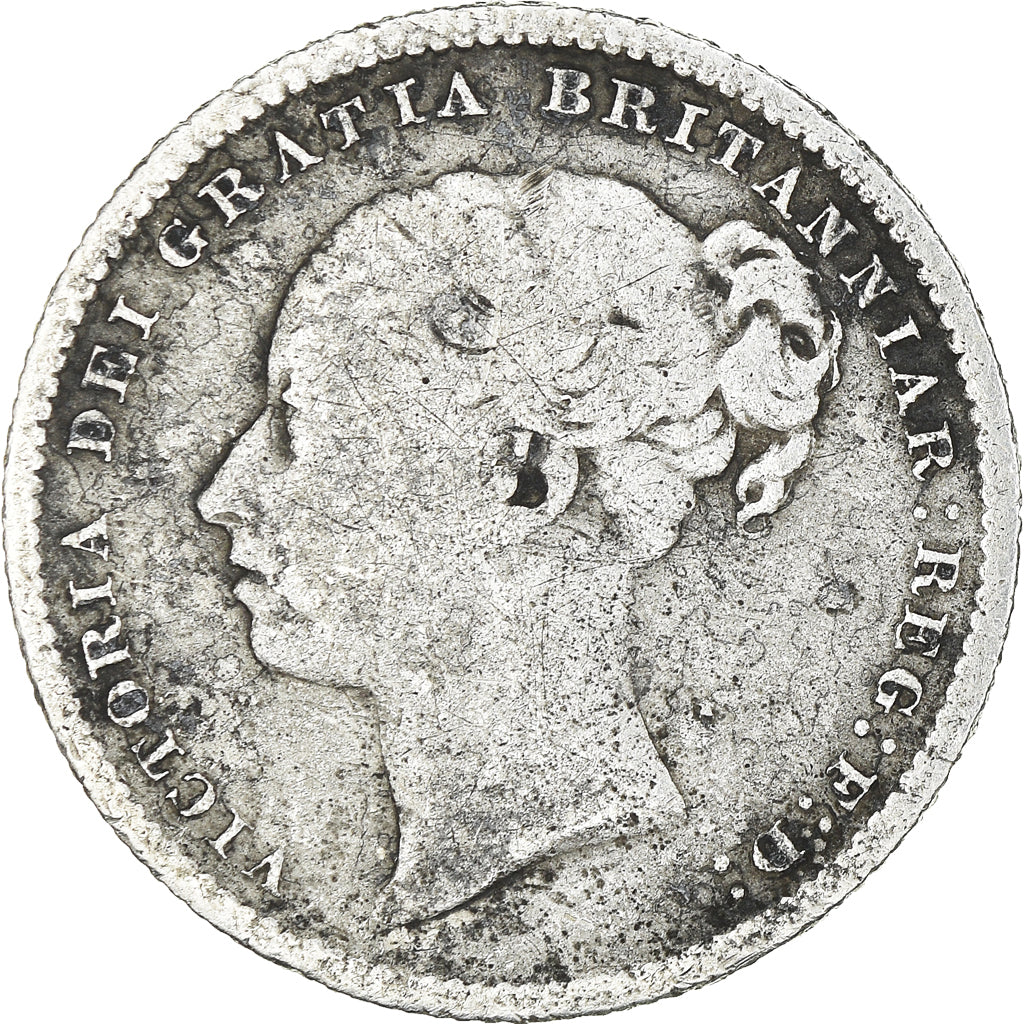 Coin, Great Britain, Victoria, Shilling, 1887, F(12-15), Silver, KM:734.4