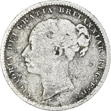 Coin, Great Britain, Victoria, Shilling, 1887, F(12-15), Silver, KM:734.4
