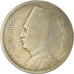 Coin, Egypt, Fuad I, 5 Milliemes, 1933/AH1352, VF(30-35), Copper-nickel, KM:346