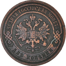 Münze, Russland, Nicholas II, 2 Kopeks, 1901, Saint-Petersburg, SS, Kupfer