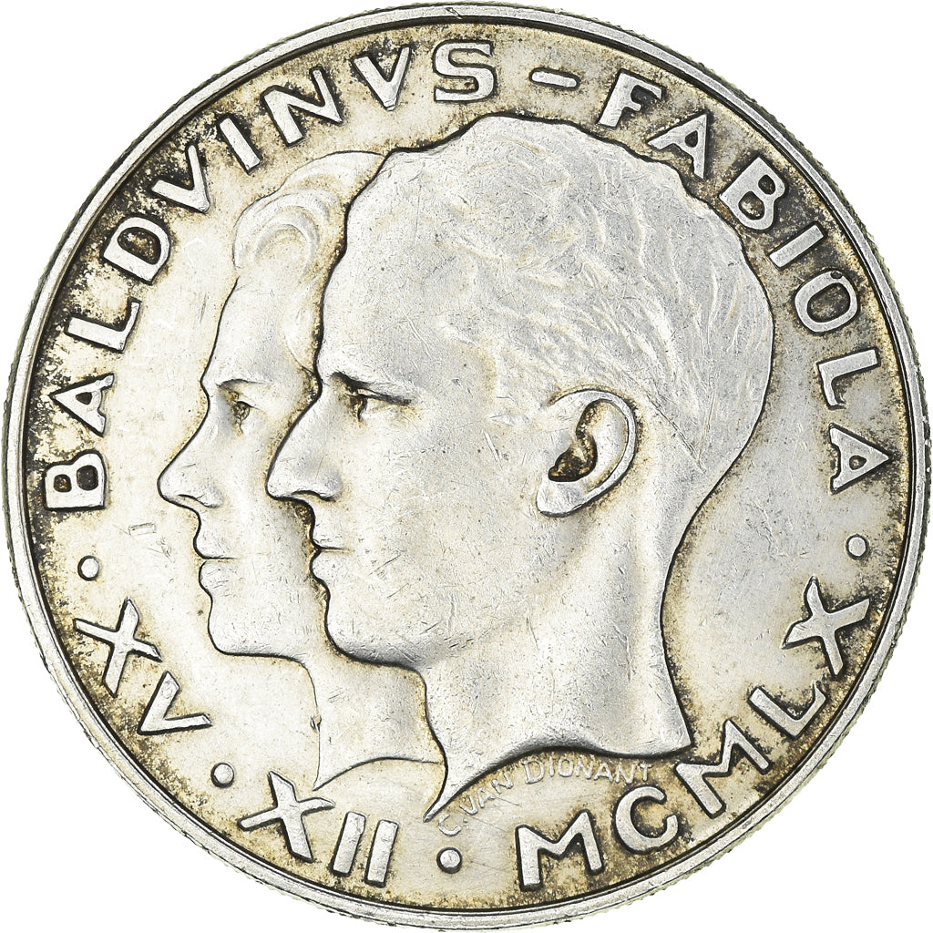 Monnaie, Belgique, 50 Francs, 50 Frank, 1960, TTB+, Argent, KM:152.1