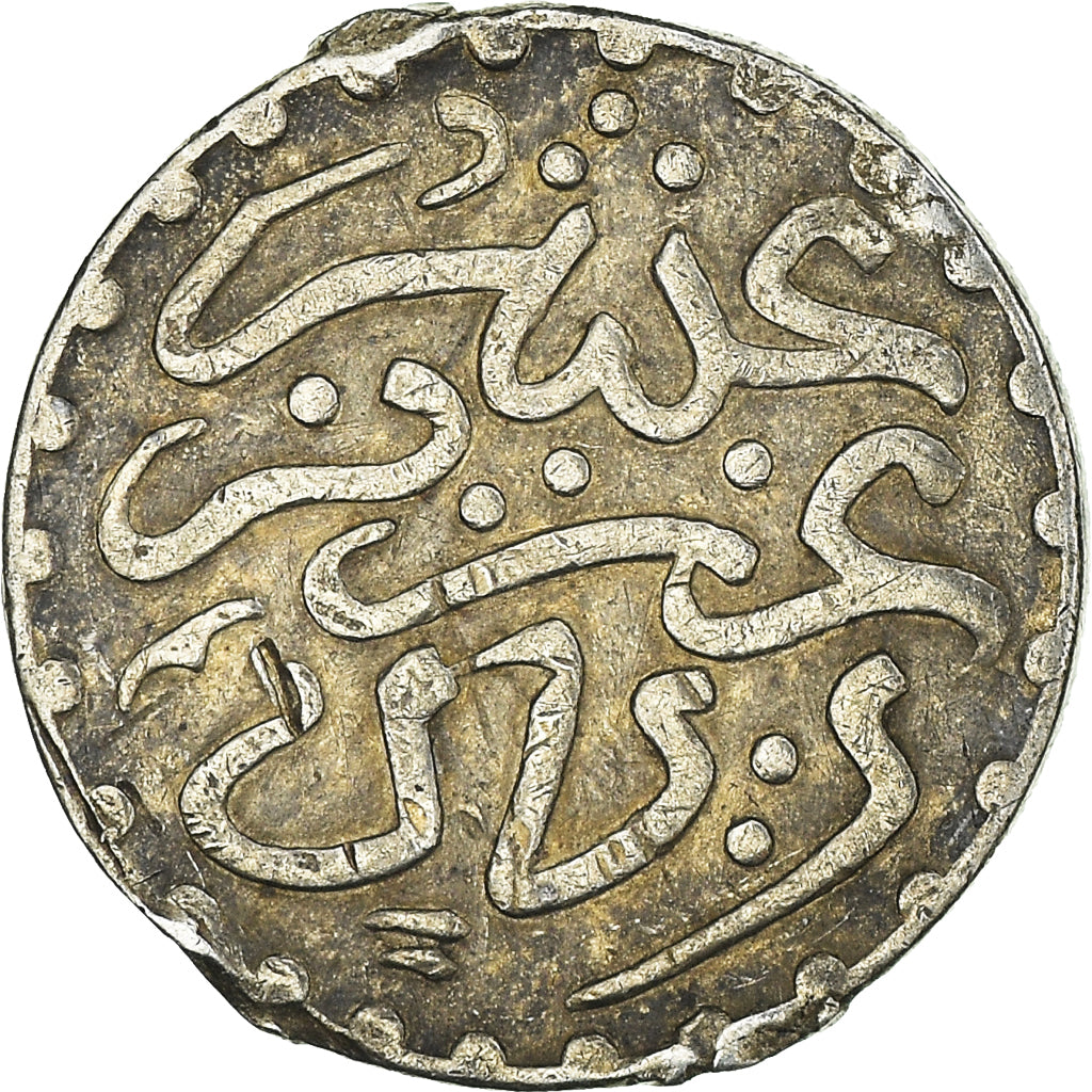 Coin, Morocco, 'Abd al-Aziz, 1/20 Rial, 1/2 Dirham, 1903 (AH 1321), EF(40-45)