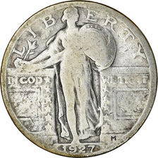 Moeda, Estados Unidos da América, Standing Liberty Quarter, 1927