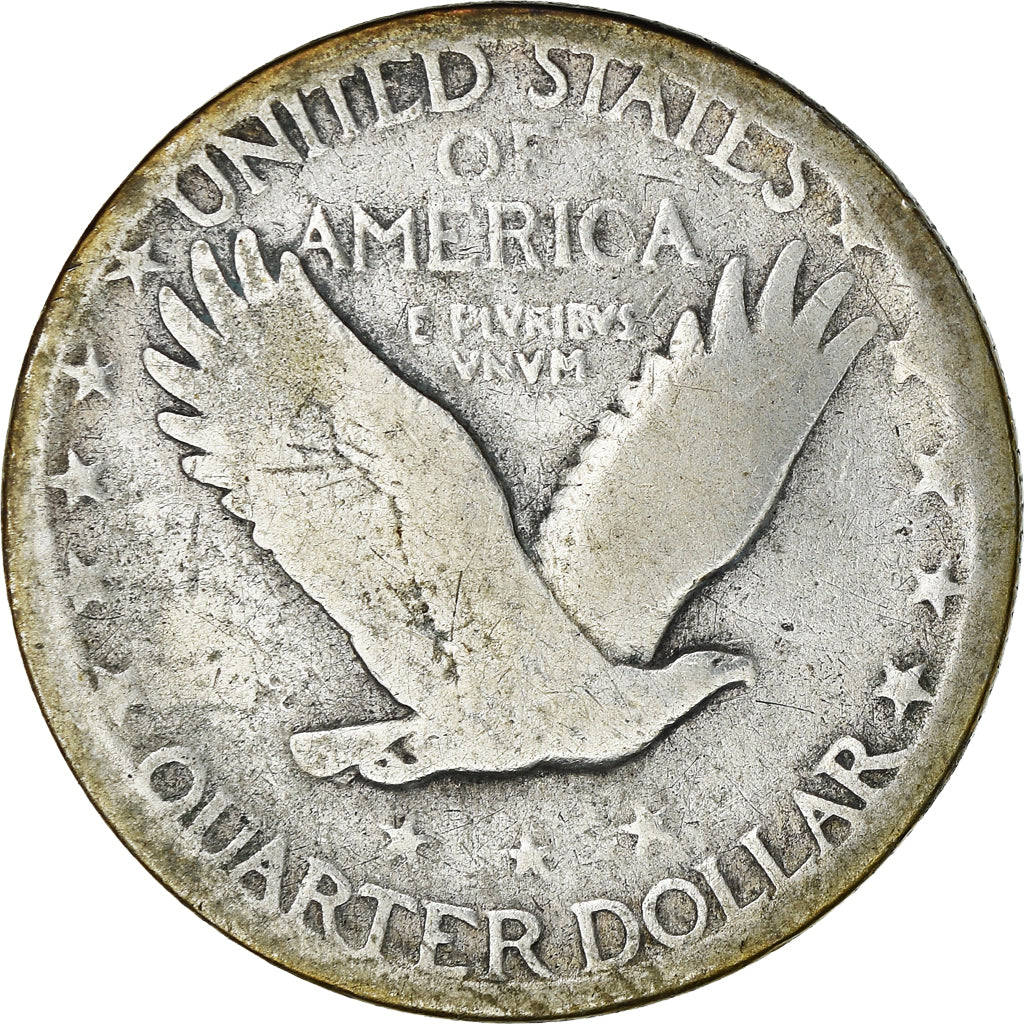 Moeda, Estados Unidos da América, Standing Liberty Quarter, 1927