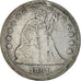 Moeda, Estados Unidos da América, Seated Liberty Quarter,1891, Philadelphia