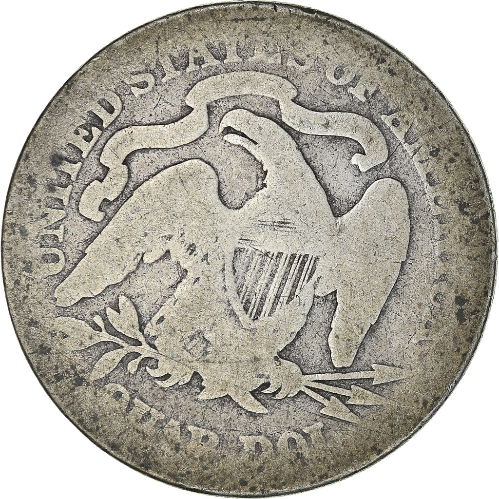 Moeda, Estados Unidos da América, Seated Liberty Quarter,1891, Philadelphia