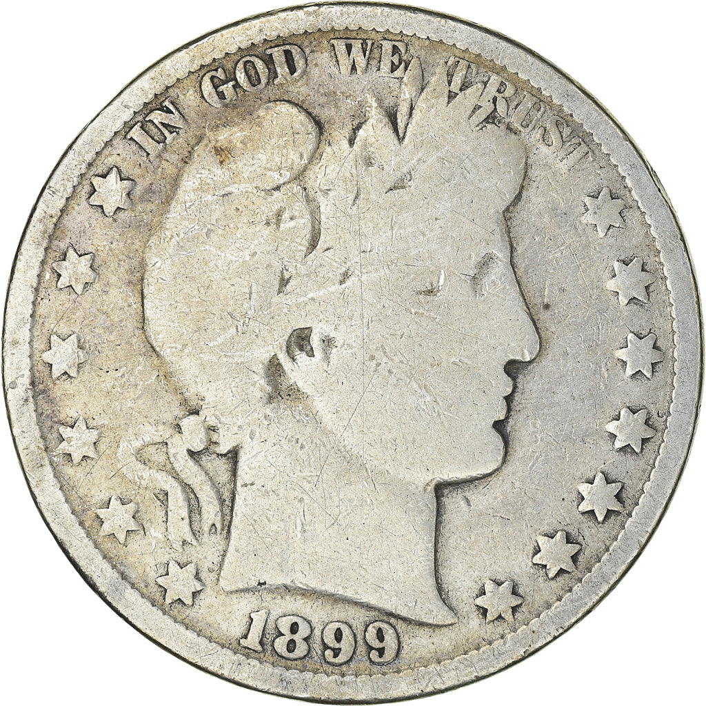 Coin, United States, Half Dollar, 1899, Philadelphia, F(12-15), Silver, KM:116