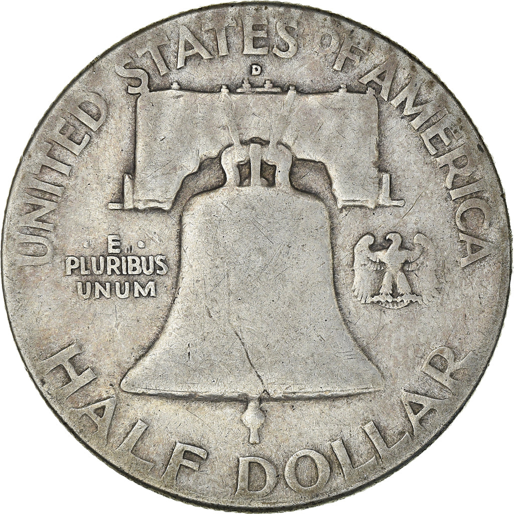 Coin, United States, Franklin Half Dollar, 1948, Philadelphia, VF(30-35)