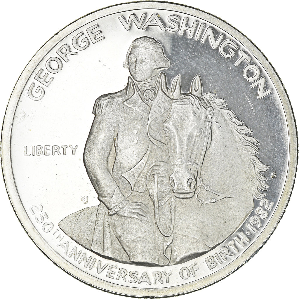Coin, United States, Half Dollar, 1982, U.S. Mint, San Francisco, Proof, MS(63)