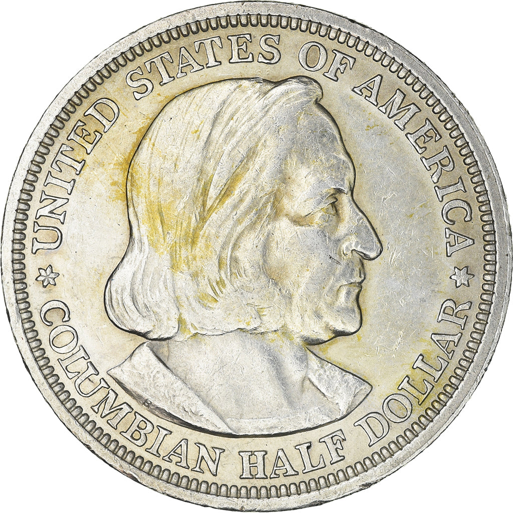 Monnaie, États-Unis, Half Dollar, 1893, U.S. Mint, Philadelphie, SUP, Argent