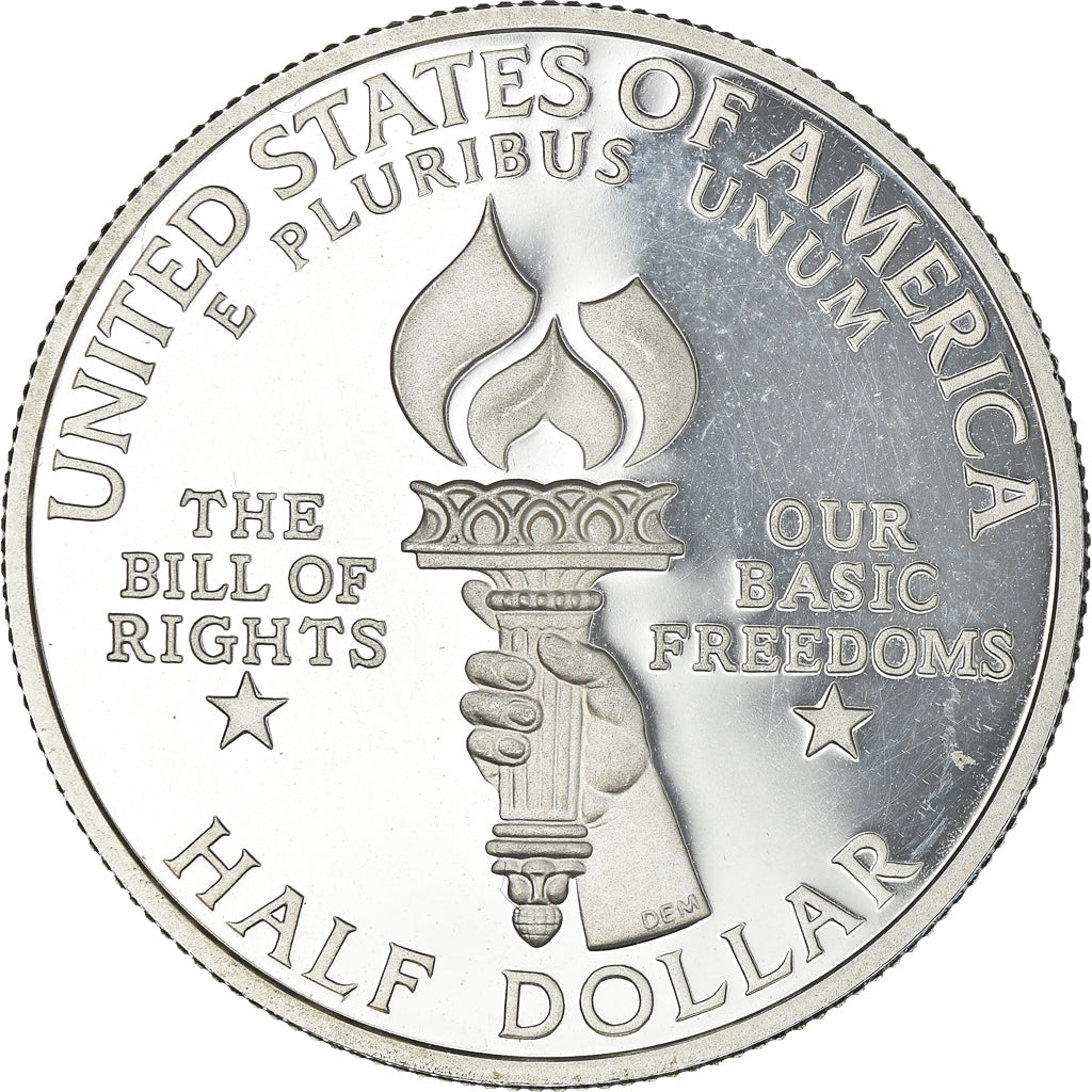 Coin, United States, Half Dollar, 1993, U.S. Mint, San Francisco, Proof, MS(63)