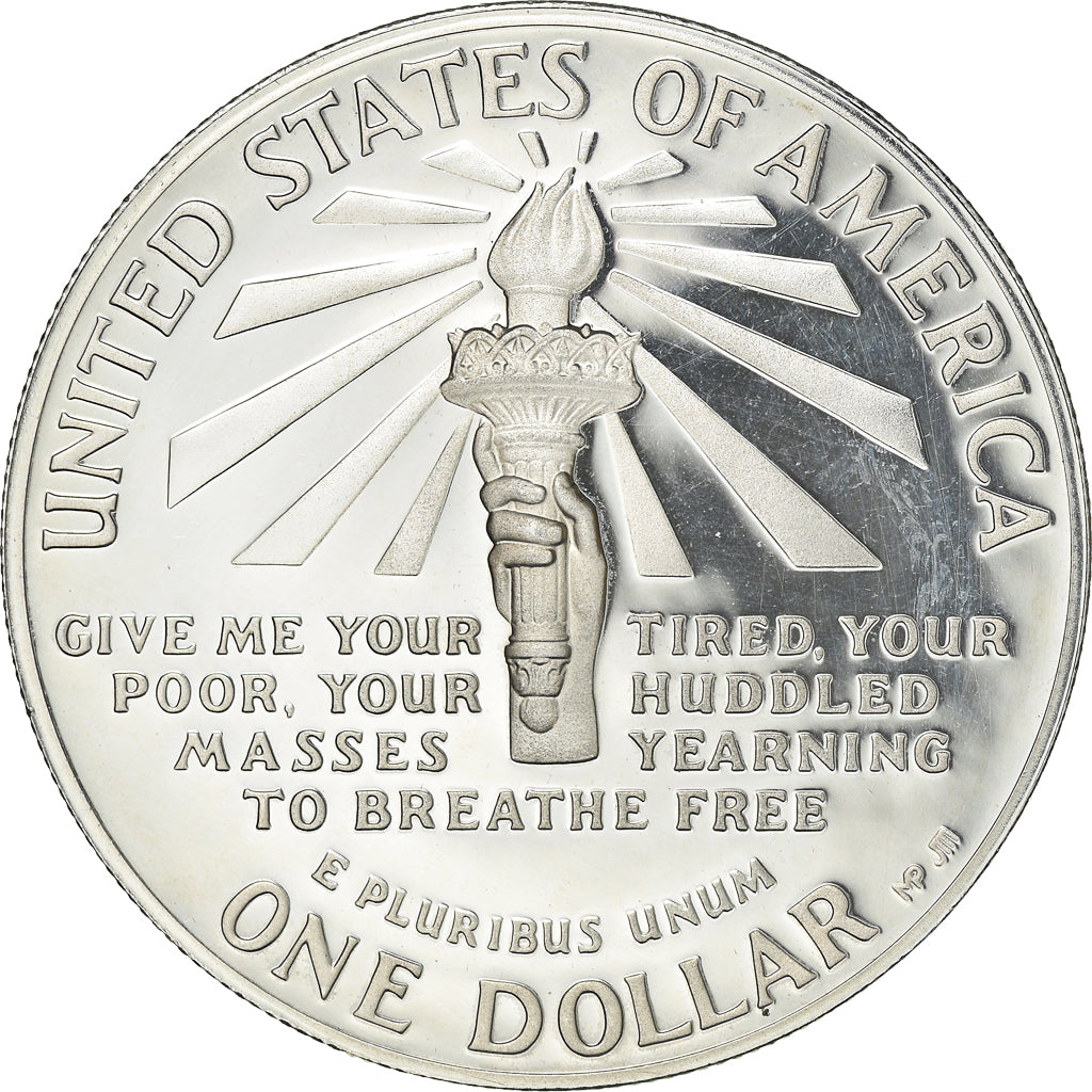 Coin, United States, Dollar, 1986, U.S. Mint, San Francisco, Proof, MS(63)