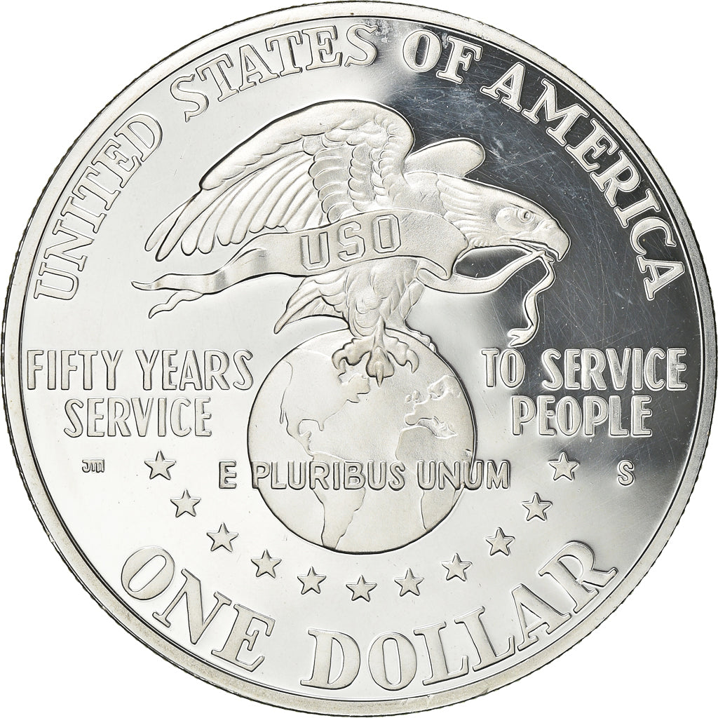 Coin, United States, Dollar, 1991, U.S. Mint, San Francisco, Proof, MS(63)