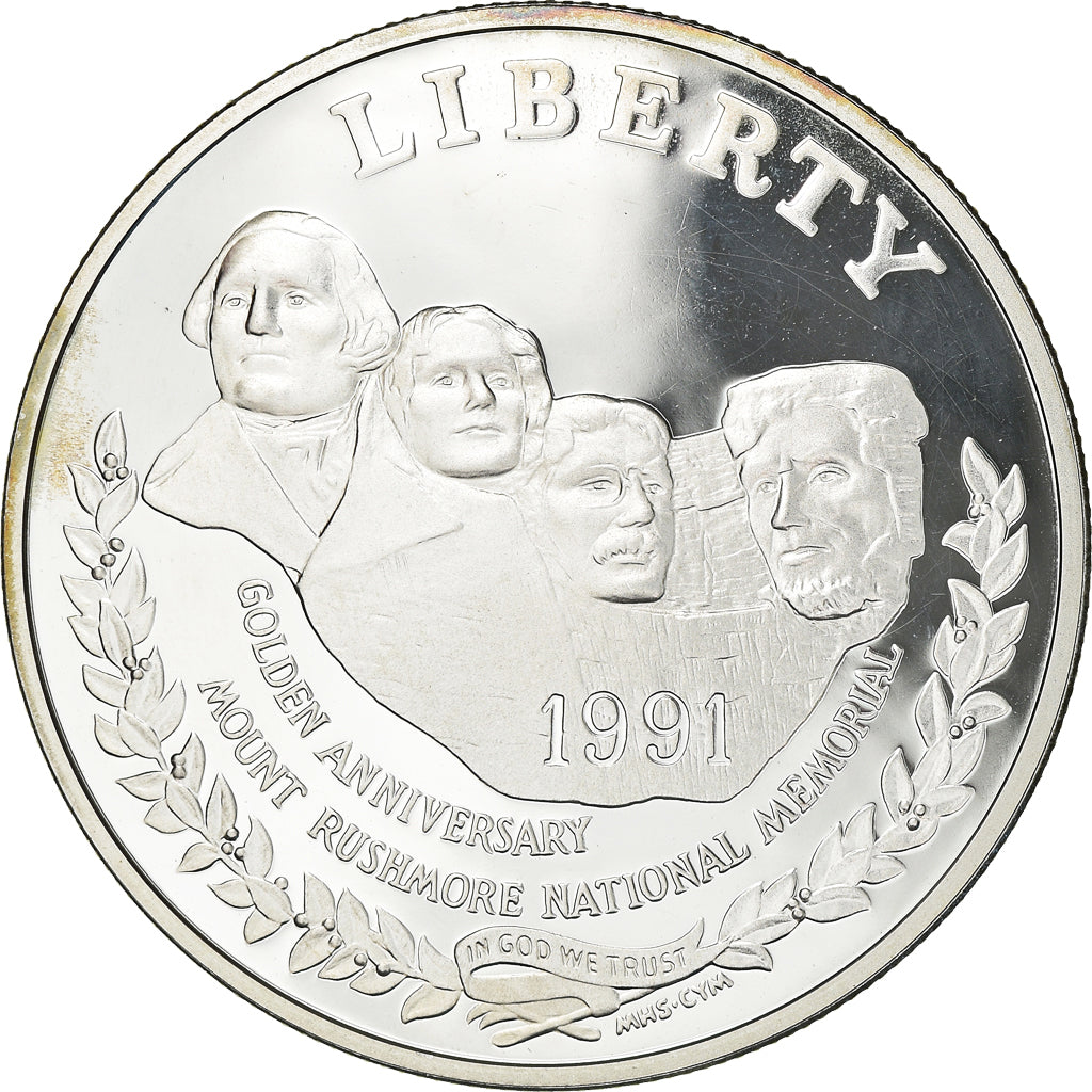 Coin, United States, Dollar, 1991, U.S. Mint, San Francisco, Proof, MS(63)