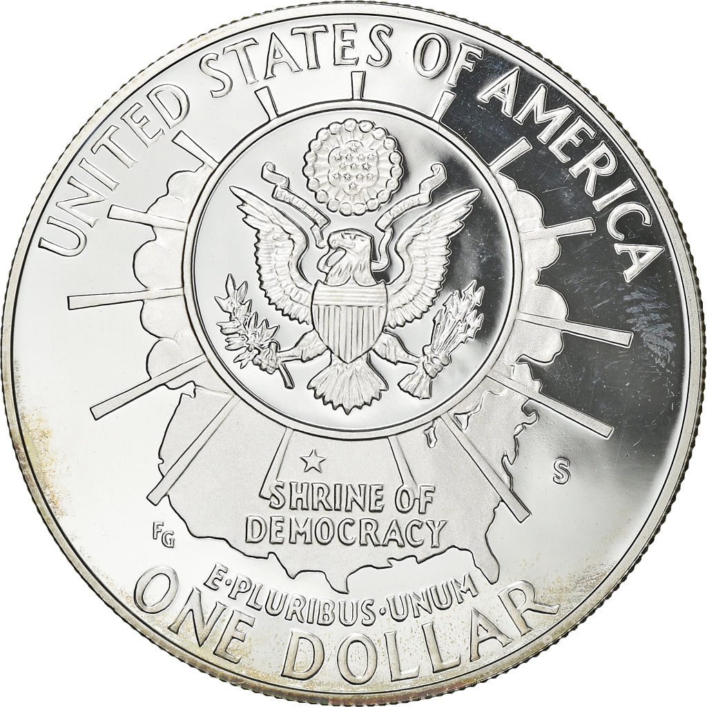 Coin, United States, Dollar, 1991, U.S. Mint, San Francisco, Proof, MS(63)