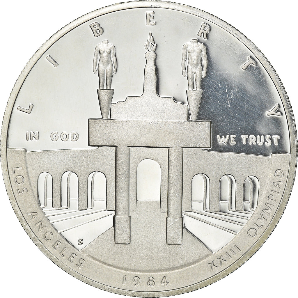 Coin, United States, Dollar, 1984, U.S. Mint, San Francisco, Proof, MS(63)