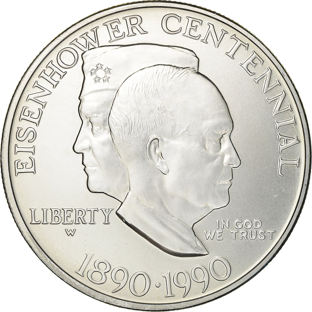 Moneta, Stati Uniti, Dollar, 1990, U.S. Mint, West Point, SPL, Argento, KM:227