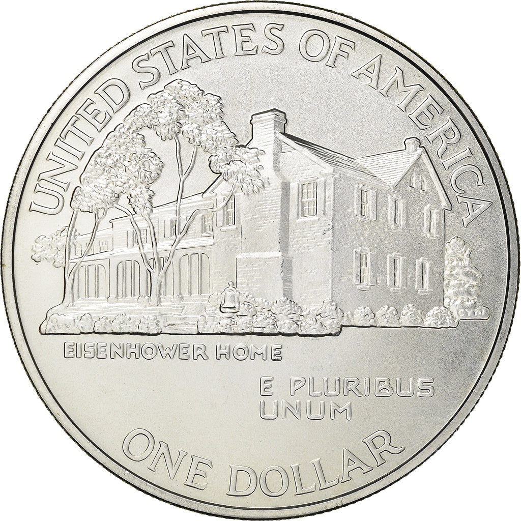 Moneta, Stati Uniti, Dollar, 1990, U.S. Mint, West Point, SPL, Argento, KM:227