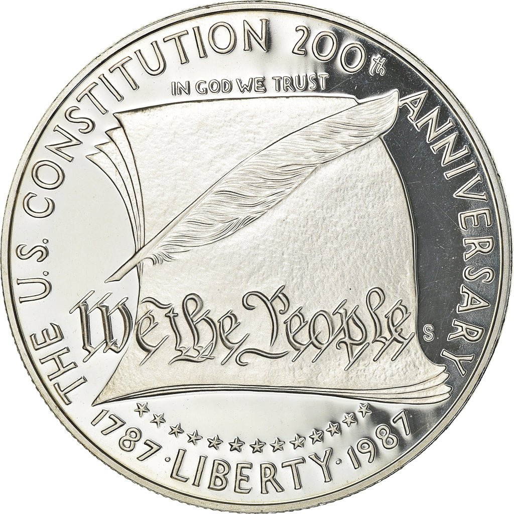 Coin, United States, Dollar, 1987, U.S. Mint, San Francisco, Proof, MS(63)