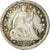 Coin, United States, Half Dime, 1853, Philadelphia, Rare, VF(30-35), Silver