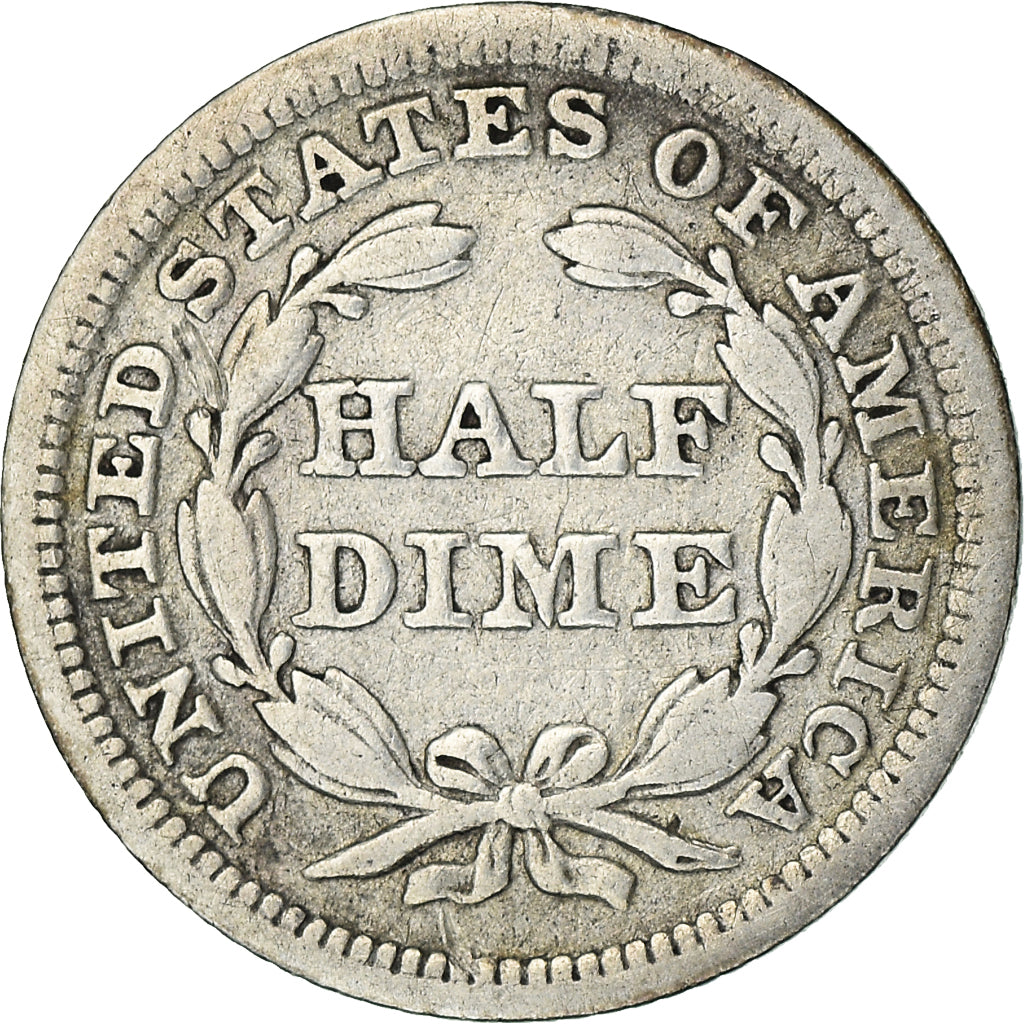 Münze, Vereinigte Staaten, Half Dime, 1853, Philadelphia, Rare, S+, Silber