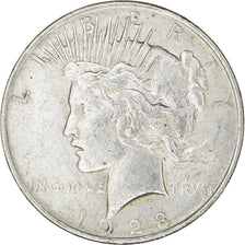 Monnaie, États-Unis, Peace Dollar, 1923, Philadelphie, TTB+, Argent