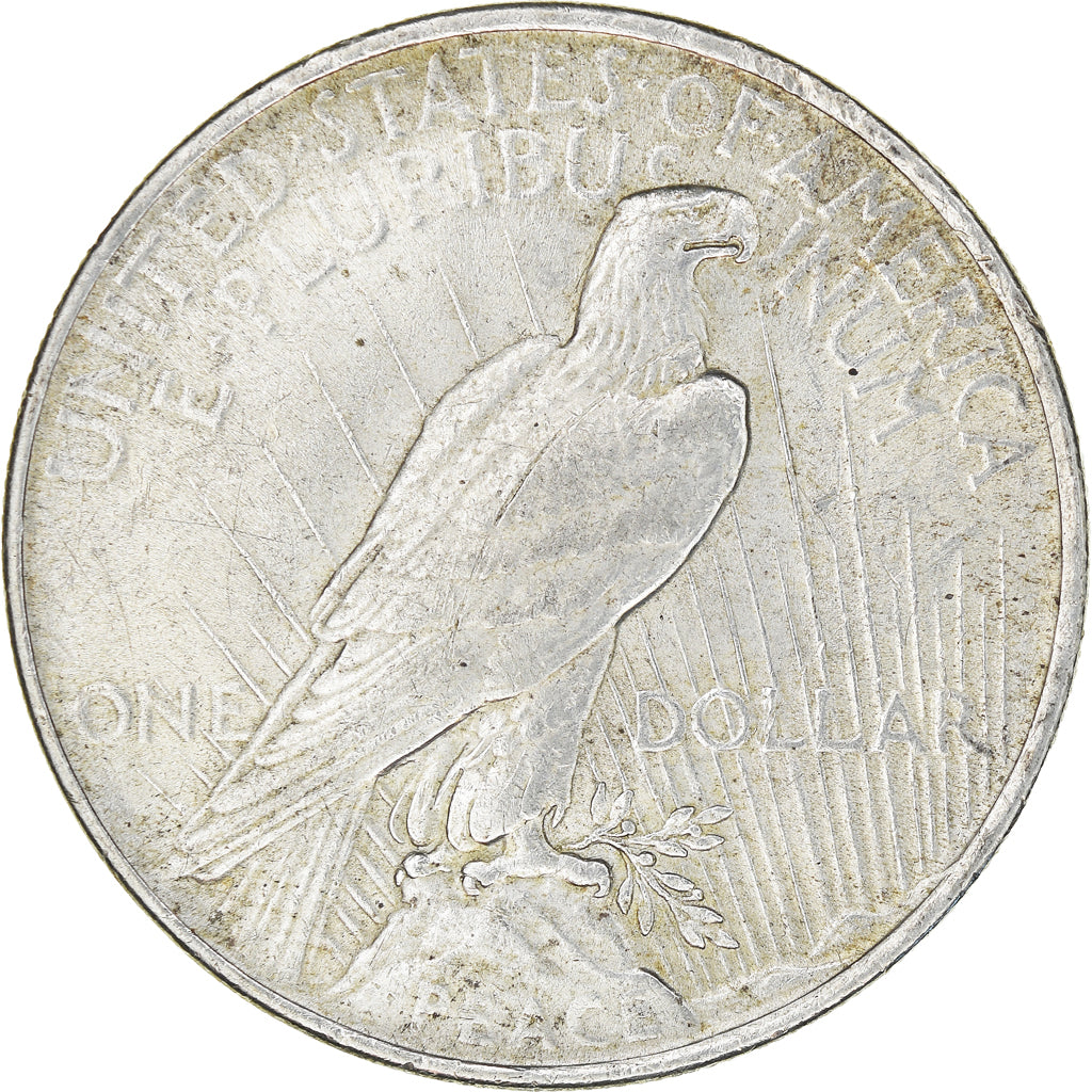 Monnaie, États-Unis, Peace Dollar, 1923, Philadelphie, TTB+, Argent